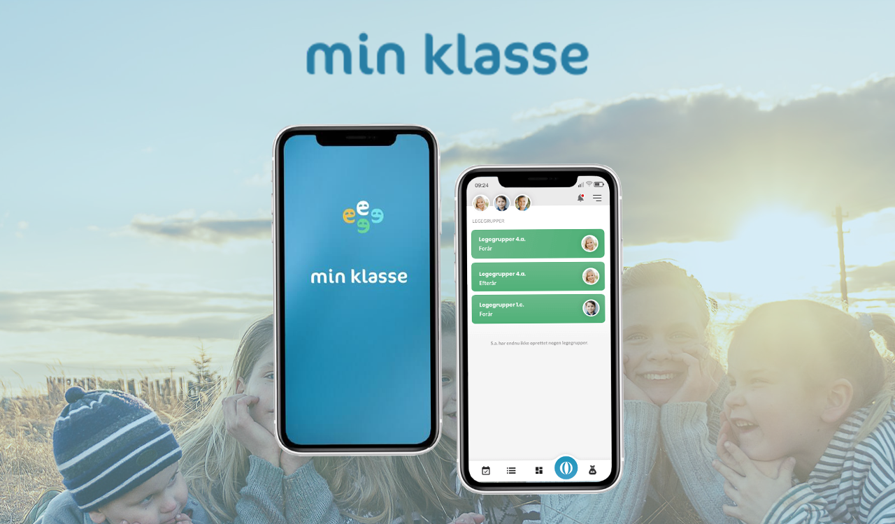 Flutter app udviklet for Min Klasse